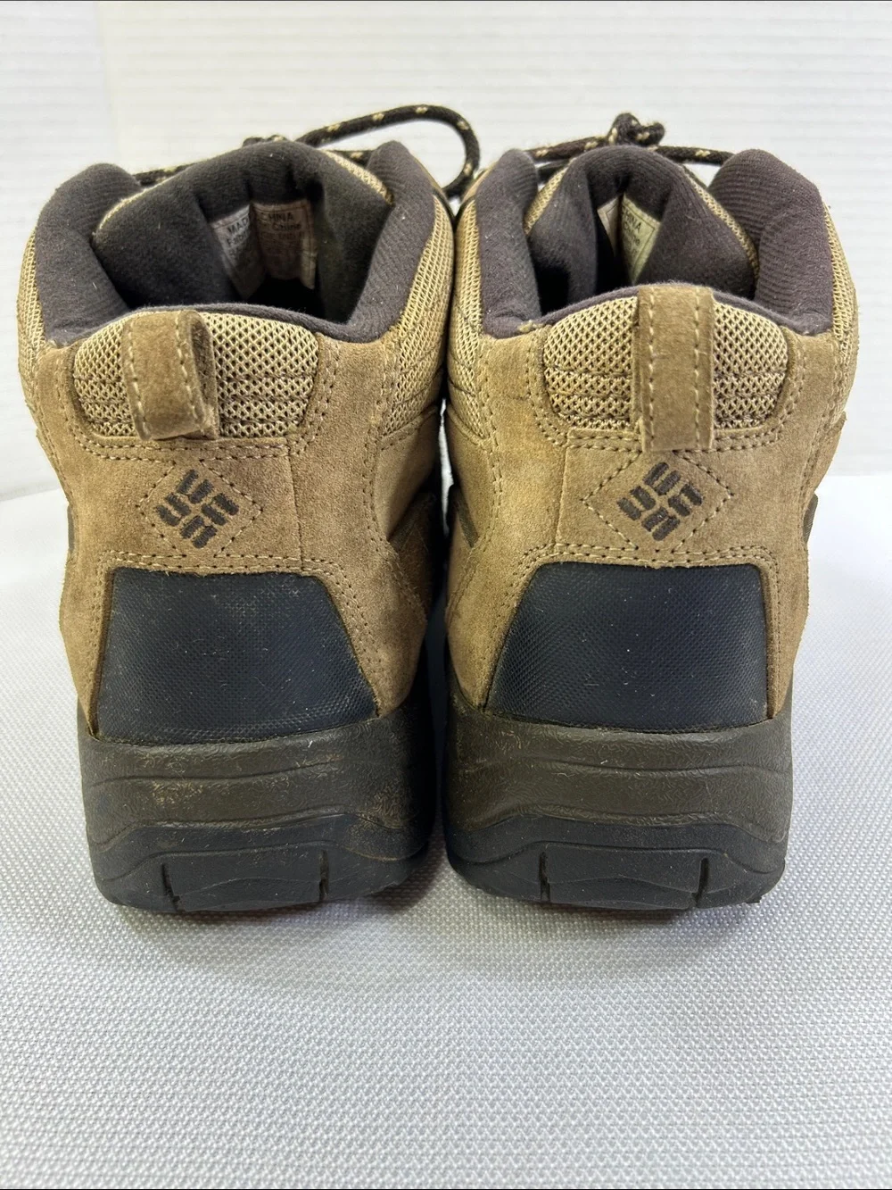 Columbia Razor Ridge Mid II Hiking Boots Brown Suede Omni-Grip Men’s 11